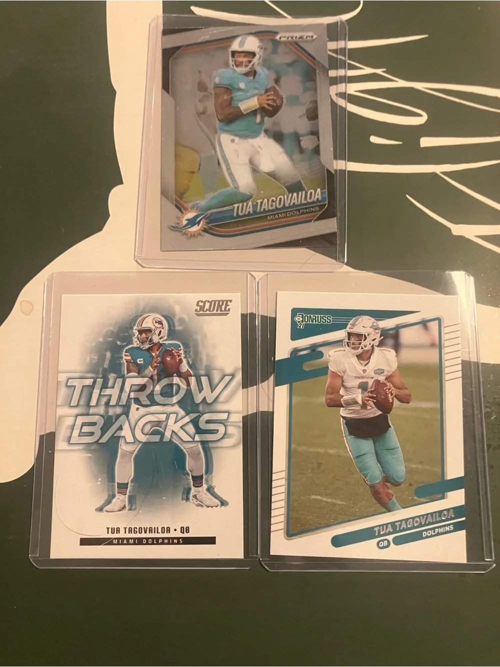 Panini Miami Dolphins Trading Cards - Teal/White